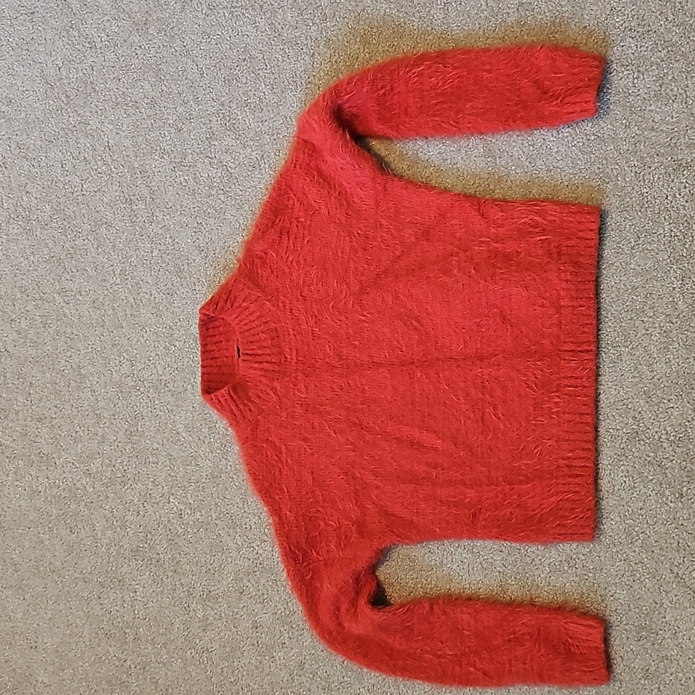 Sweater; Fuzzy Knit; Girl; XS